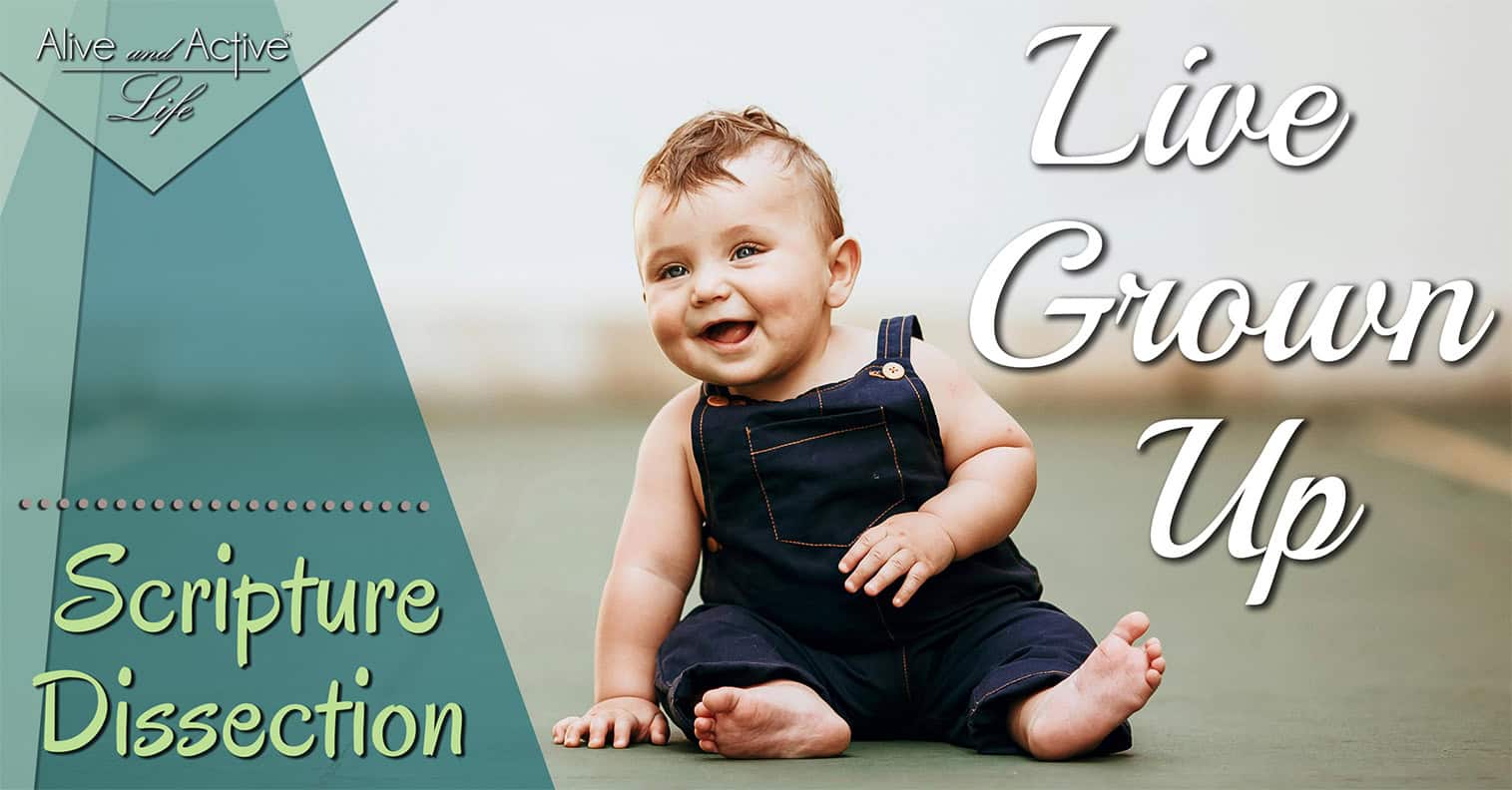 Live Grown Up - Scripture Dissection
