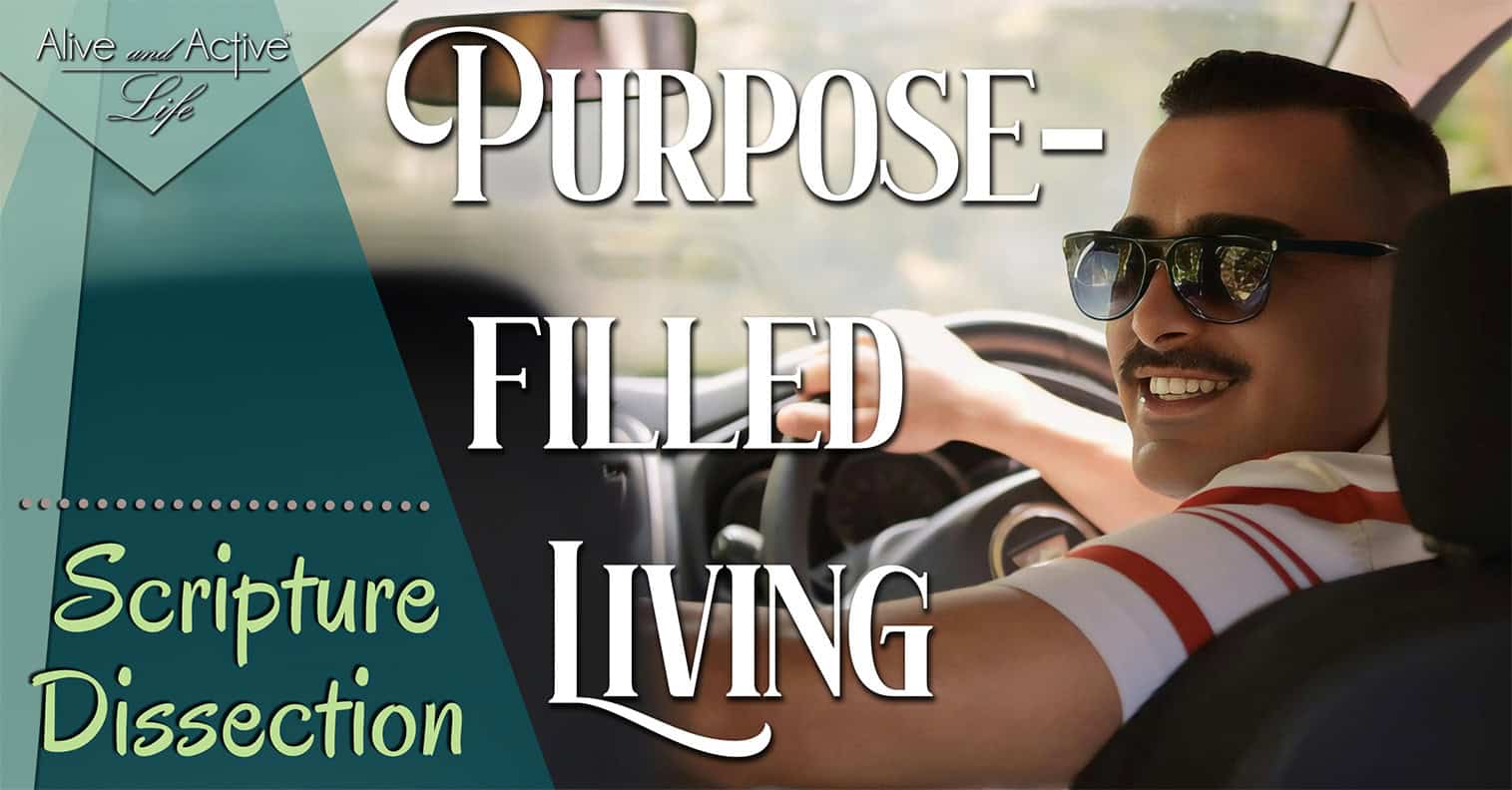 Purpose-Filled Living - Scripture Dissection
